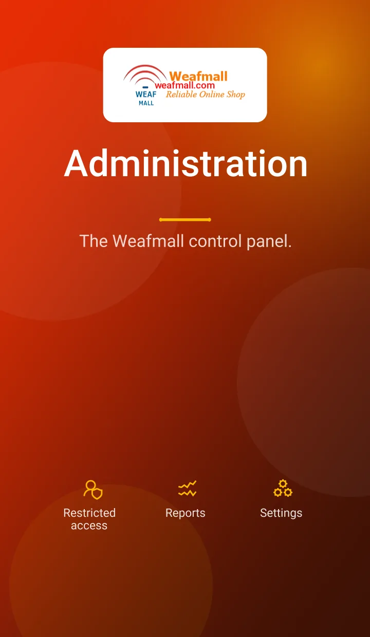 Admin Login Page Image