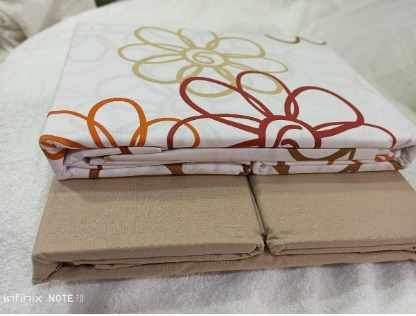 Generic 6*6 Duvet 4 Piece Set 1Bedsheet&2 Pillow Cases Duvet Covers  - Multicolor