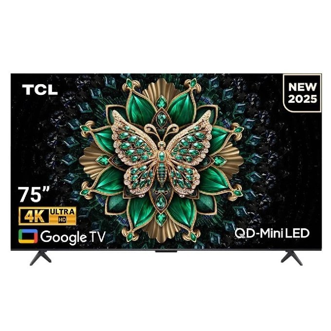 TCL 75 inch QD-Mini LED QLED UHD 4K Smart Google TV | 75C6K