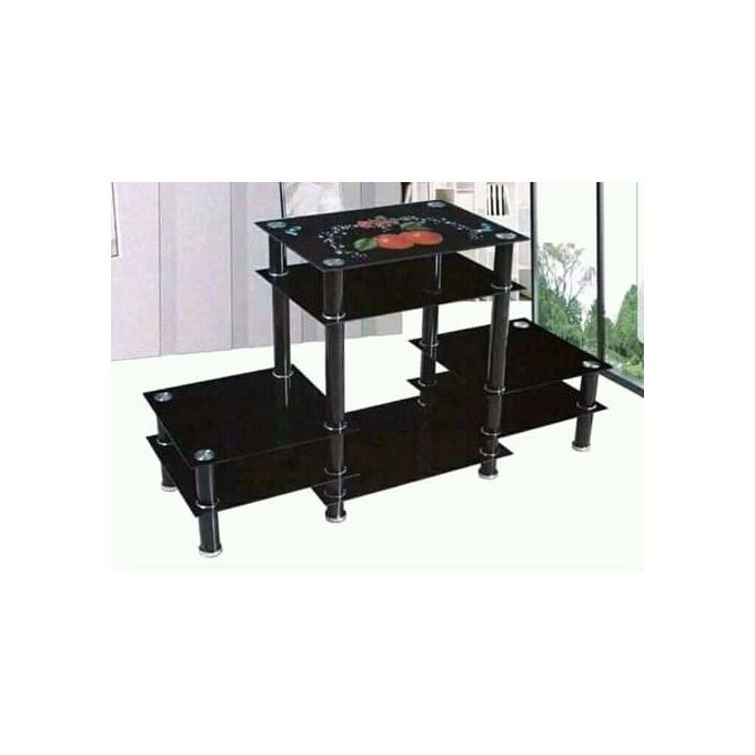 Glass TV Stand 35 - Black