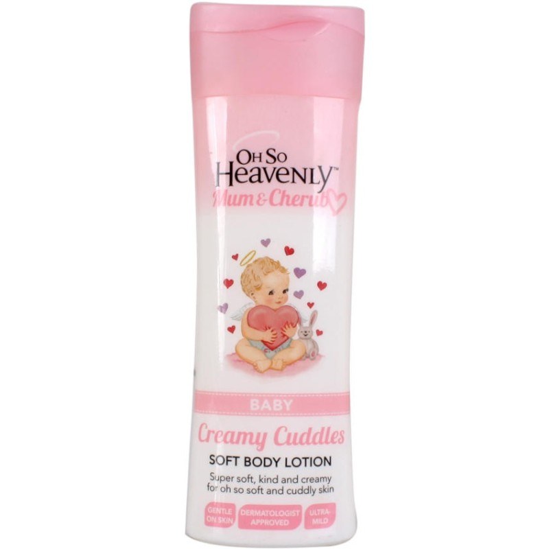 Mum and cherub creamy cuddles soft baby body lotion 270ml