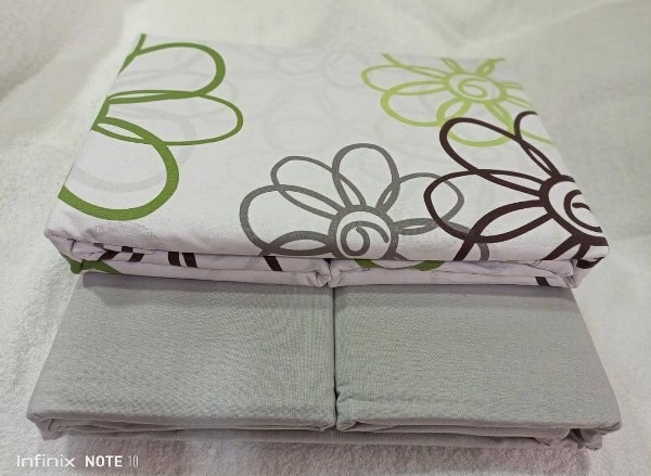 Generic 6*6 Duvet 4 Piece Set 1Bedsheet&2 Pillow Cases Duvet Covers  - Multicolor