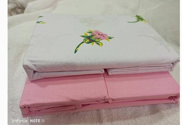 Generic 6*6 Duvet 4 Piece Set 1Bedsheet&2 Pillow Cases Duvet Covers  - Multicolor