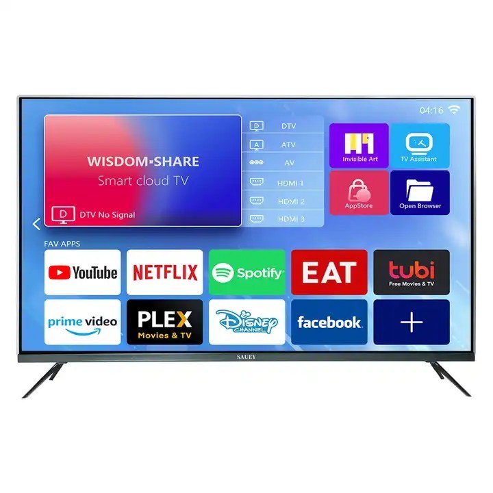 Dubymax 50 inch Frameless 4k UHD Smart TV
