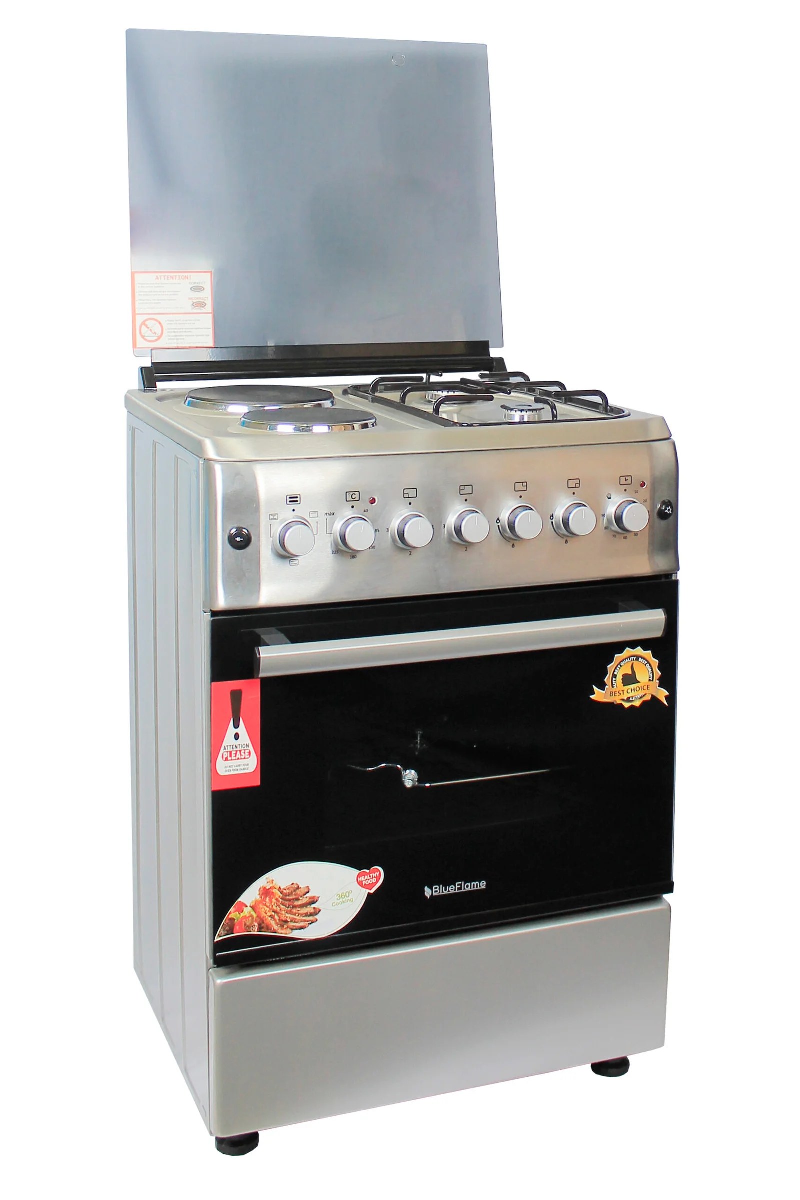 Blue flame 60×60 gas and electric cooker