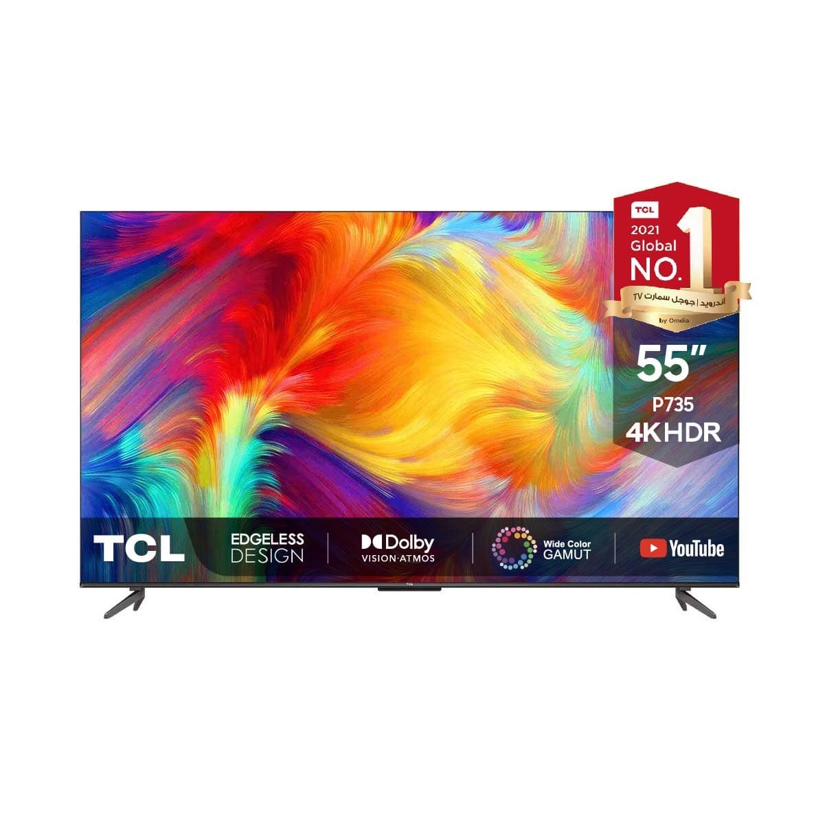 TCL 55 inch 55V6B 4K HDR Smart Android Google TV With Dolby Atmos