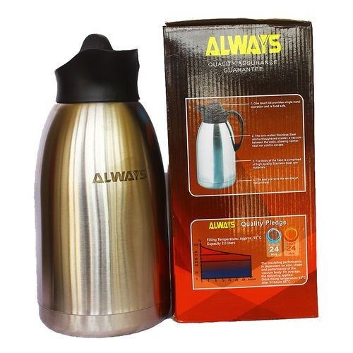 Always Vacuum Flask  2 Liters Always Flasks - Silver