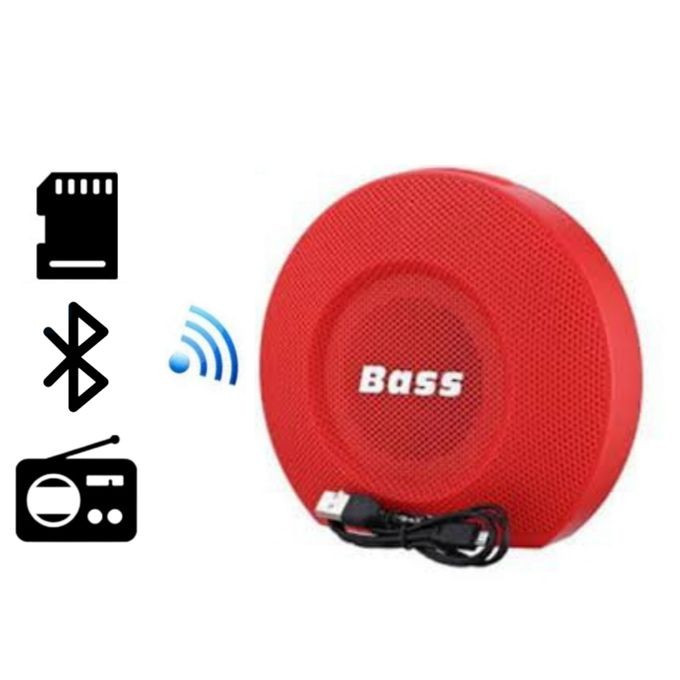 Bass T-2359 Bass Bluetooth Speaker - Red