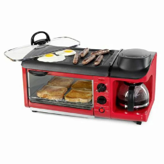 AVINAS AV-9L 3 in 1 Electric Breakfast Machine Multifunction Coffee maker frying pan mini oven