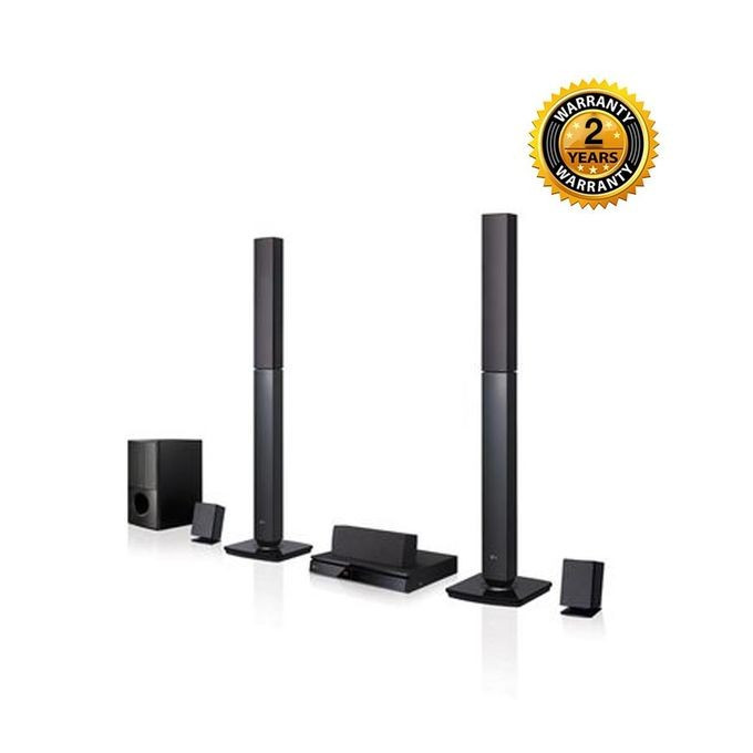 LG 5.1Ch. DVD Home Theater System - LHD647 - Black