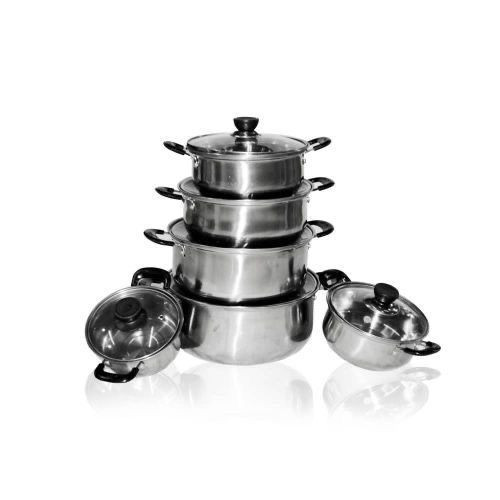 Generic 6pcs High Strength Serving Dishes, Silver