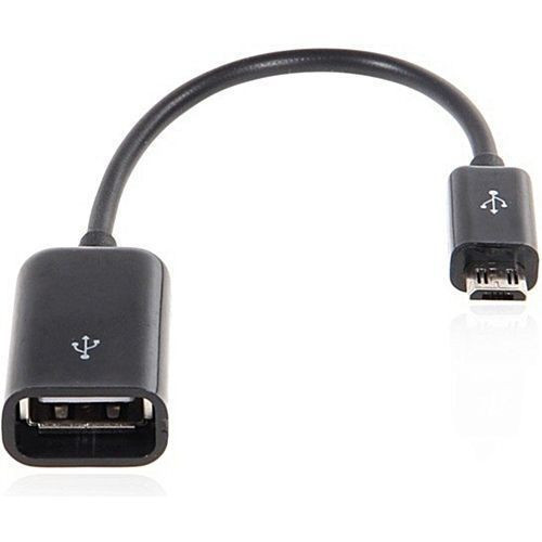 Generic OTG Cable Micro USB for Tablets & Mobiles OTG Cable - Black