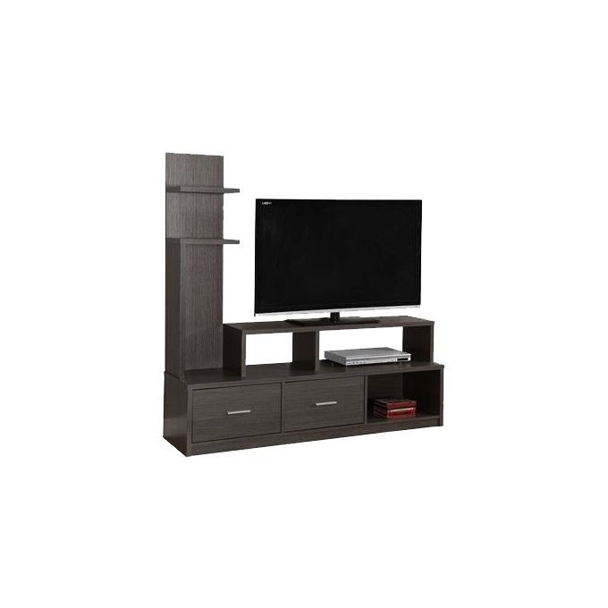 Generic Mini Shelf L- TV Stand - Black