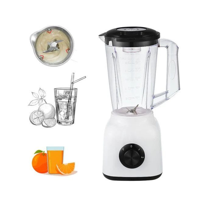 Digiwave 1.5 Liters 2In1 Blender Digiwave DWBL1253 Blender Digiwave Blender-White