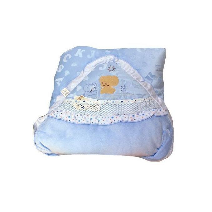 Generic Baby Shawl Receiver - Blue