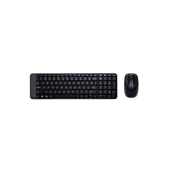 Logitech MK220 Wireless Keyboard and Mouse Combo -Black