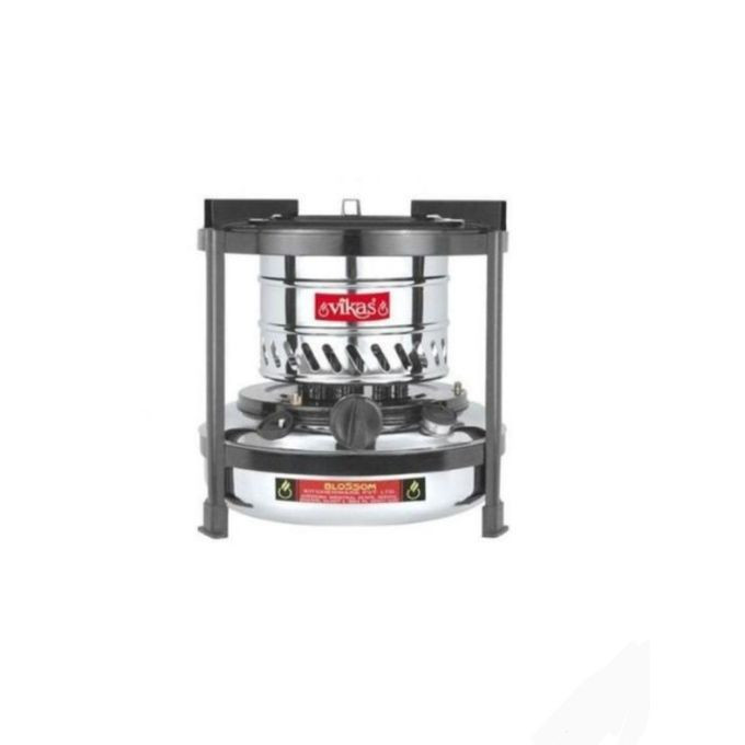 Vikas Wick Cooking Stove (Mini) 2 Liters - Silver & Black