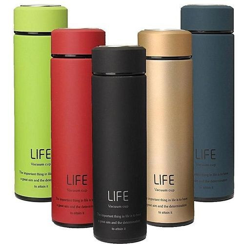 Life Vacuum bottle Stainless Steel Tea Flask Water Bottle Coffee Flask Vacuum Bottle, 450ml - Color May Vary