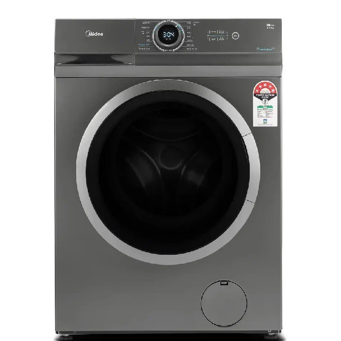 Midea 6KG Front Load Washing Machine with BLDC Inverter Motor | MF100W60BTGCC