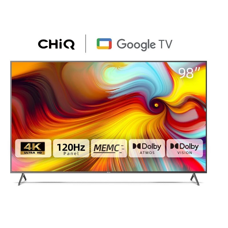 CHiQ 98-inch UHD 4K Google TV 120Hz HDMI 2.1 HDR10 | U98F8TG
