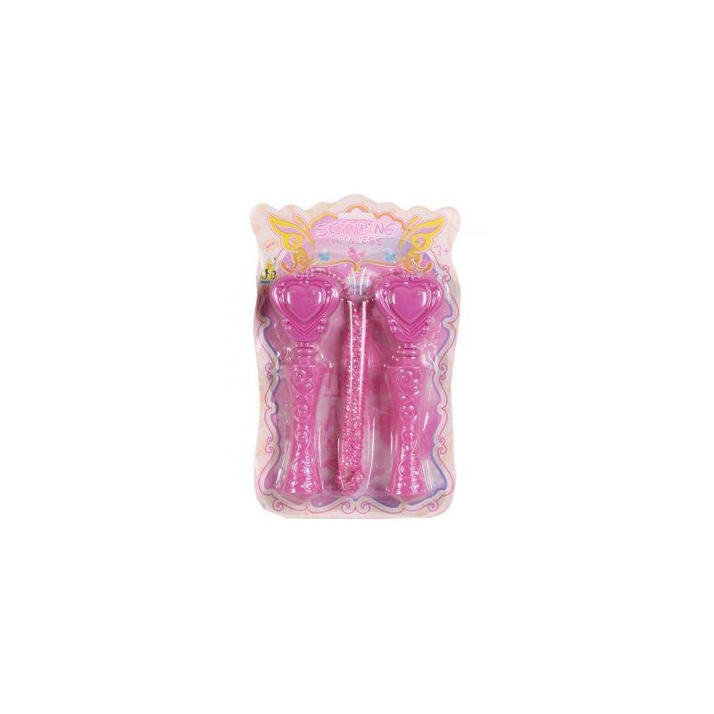 pink plastic skipping princess rope