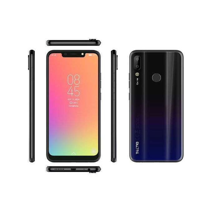 Tecno Camon 11 Pro - 6.2" 6GB RAM 64GB ROM 16MP 3750mAh - Black