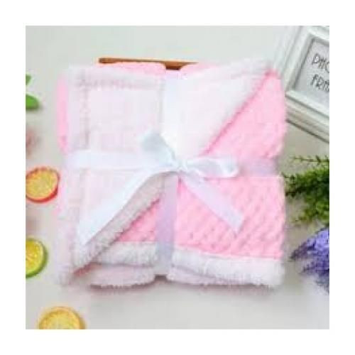 Generic Baby Shawl Receiver - Pink White