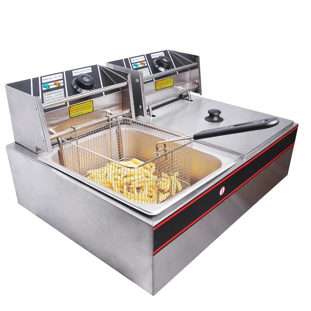 Deep fryer double