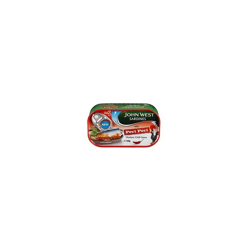 J/W Sardines with Periperi  Medium Chilli Sauce 120G
