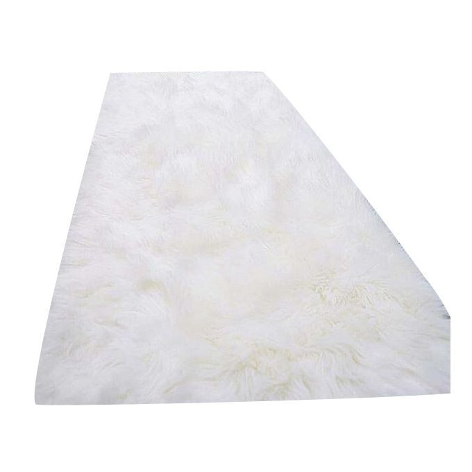 Generic Silk Center Carpet Woolen Carpet , Large- White