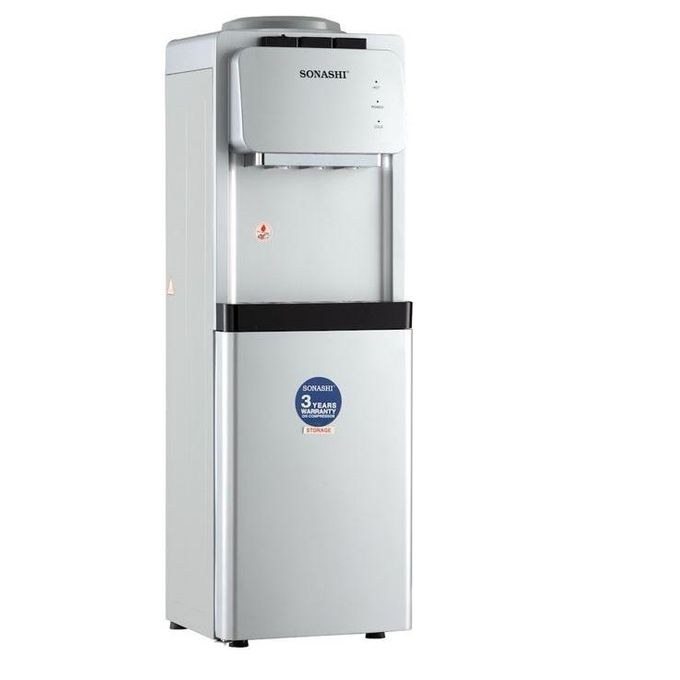 Sonashi 3 Taps Water Dispenser With Storage Cabinet | SWD-55