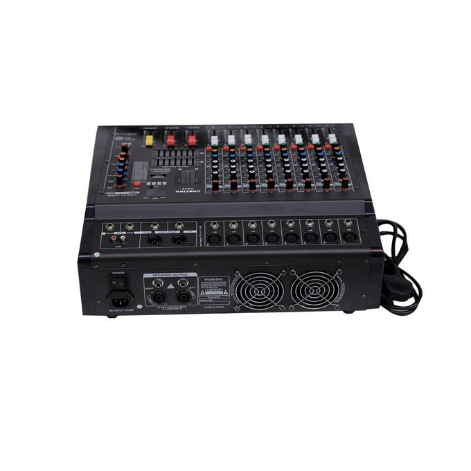 Cortina 8-Channel Amplified Mixer - Black