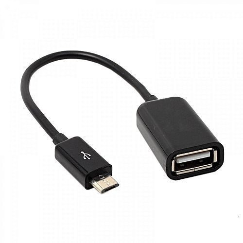 Generic OTG Cable Micro USB for Tablets & Mobiles OTG Cable - Black