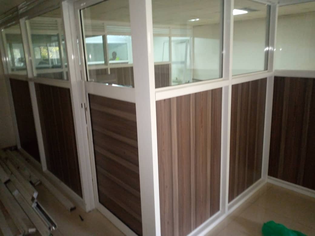 Office Partitions in Kampala: Aluminium, Timber or Drywall — Which Is Right for Your Office?