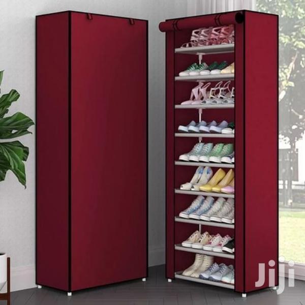 Metallic Shoe Rack 9 Layer