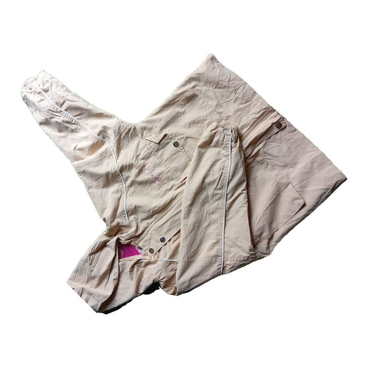 Kids' Beige Two-Piece Jacket and Trouser Set