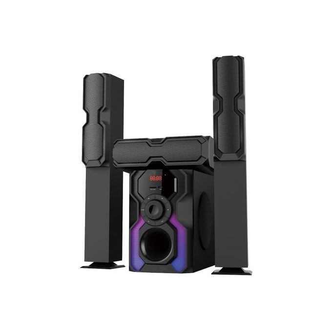 Global Star Home Speaker System Gs-880 3.1 Channel Hifi Enabled Globalstar Speakers - Black