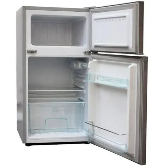 ADH  98 Liters Double Door Refrigerator  ADH Fridge - Silver