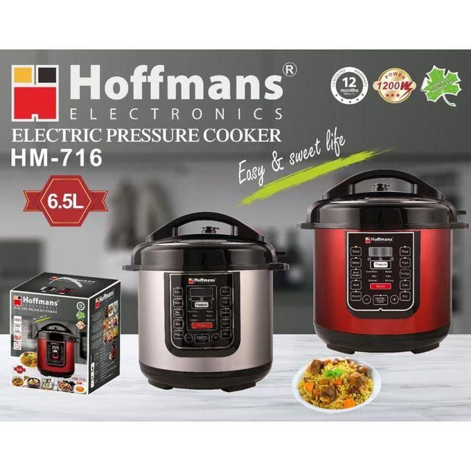 Hoffmans 6.5L Genuine 14 In 1 Digital Electric Pressure Cooker - Red, Silver