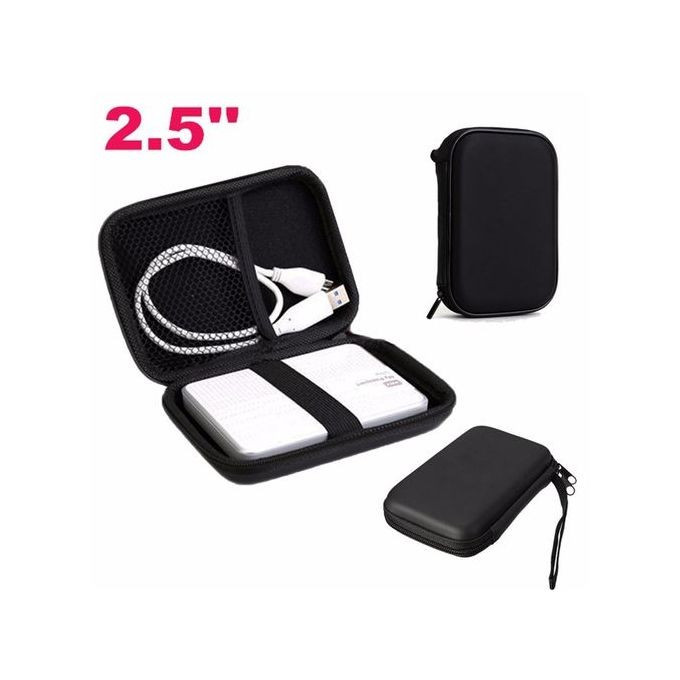 Generic 2.5" External USB Hard Drive Disk Case - Black