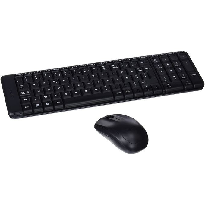 Logitech MK220 Wireless Keyboard and Mouse Combo -Black