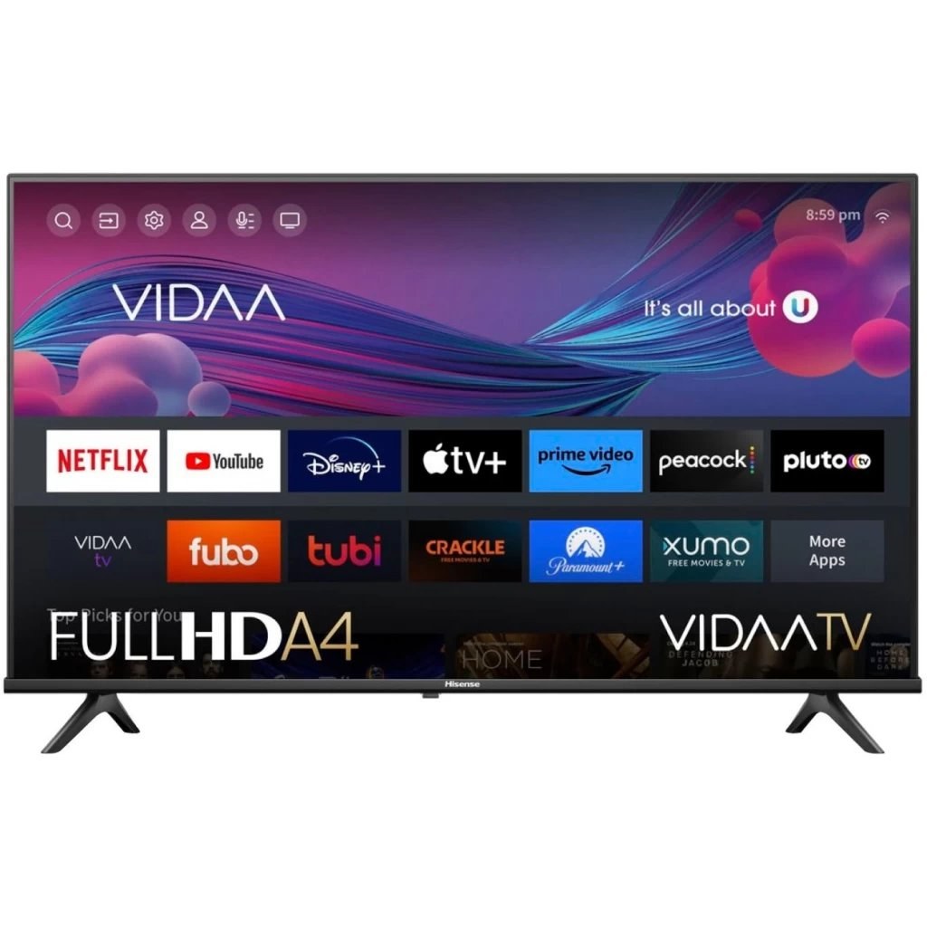 Hisense 43-inch Class A4 Series Full HD Smart TV Built-in Wi-Fi HDR | 43 Smart 43A4KS