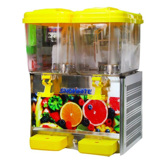 Generic Snow White Juice Dispenser/Cooler Double - Yellow
