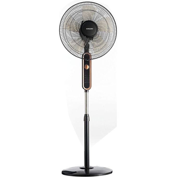 Sonashi 16” Stand Fan SF-8025S Sonashi Fans 16 inch Fan- Black