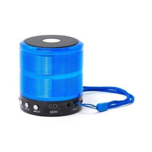 Wster WS-887 - Mini Bluetooth Speaker Mini Speaker With FM Radio - Blue