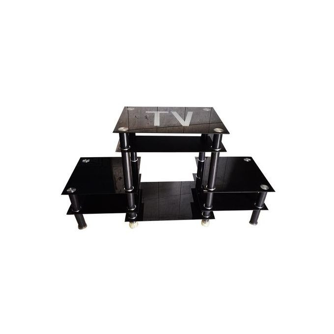 Glass TV Stand 35 - Black