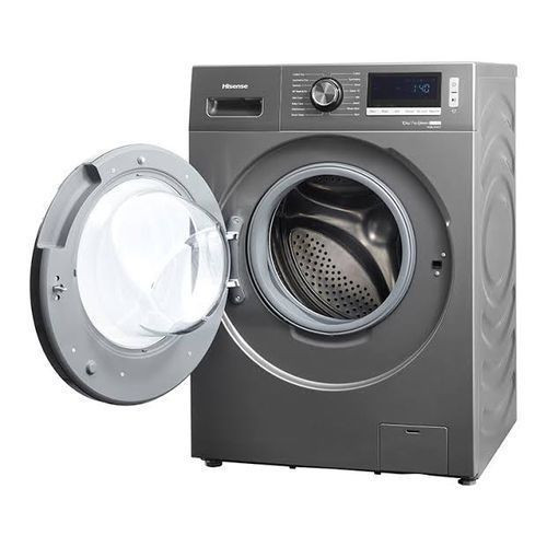 Hisense 10Kg Automatic Front Loading Washer and Dryer Washing Machine - Silver,Grey