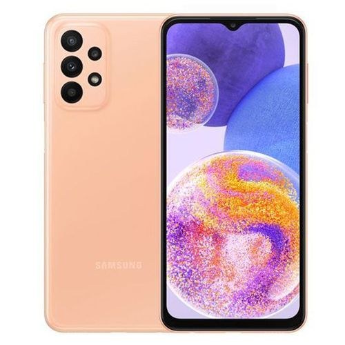 Samsung Galaxy A23, 6.6″ TFT Screen, 4GB/64GB Memory, 50MP Quad Camera, 5000 mAh Battery, Android 12 – Peach