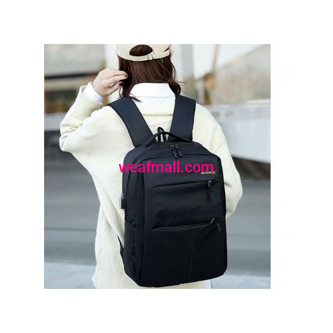 3-in-1 Multi-Functional School & Business Backpack – Black Waterproof Laptop Bag with Softback & Computer Interlayer for Men & Women in Uganda