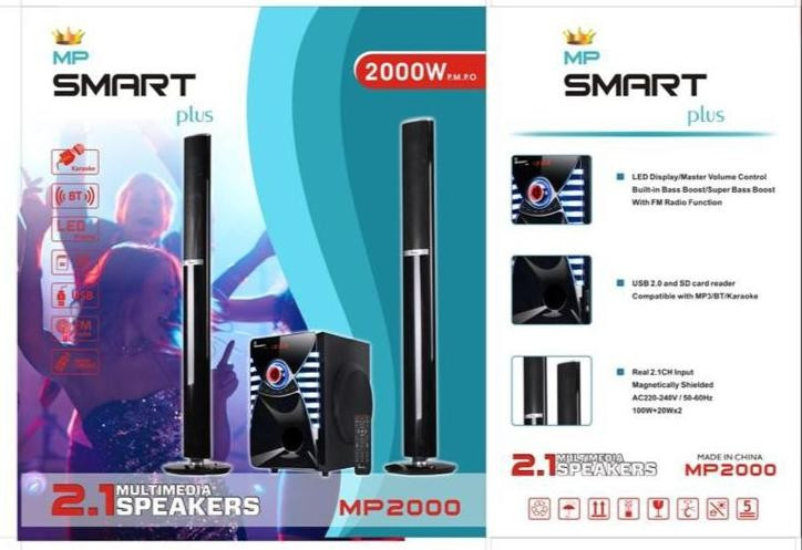 Smartplus MP3000 Multimedia Speaker Tall Boys